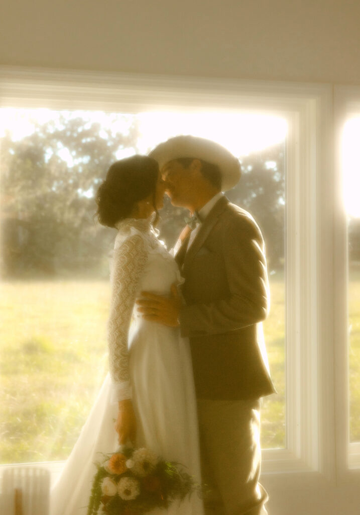 Florida western wedding photography and Super 8 video at The Colonial At Sunset during a November celebration.